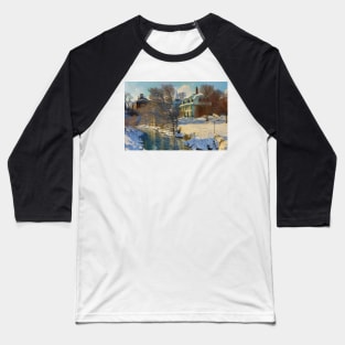 Winter landscape Baseball T-Shirt